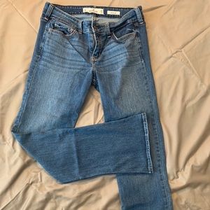 Low rise super skinny jeans